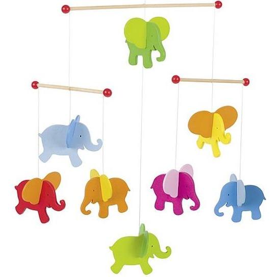 Thumbnail - Goki, Babymobile, Mobile Elefanten