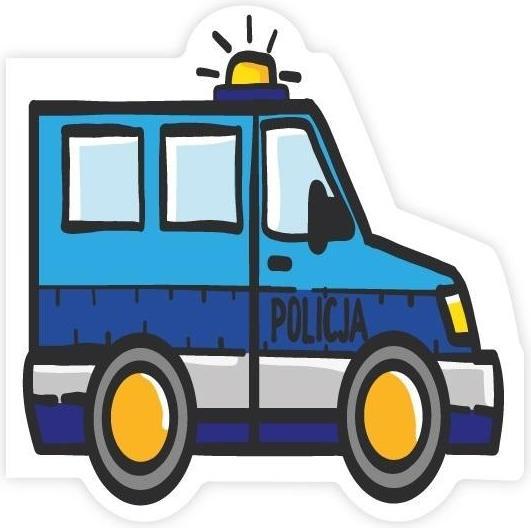 Produktbild Ausschneidekarte - Polizei