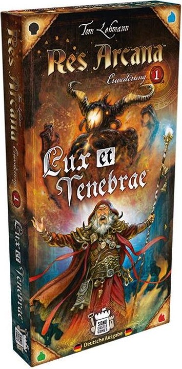 Produktbild Asmodée SCGD0002 - Lux et Tenebrae: Res Arcana, Kartenspiel (DE-Erweiterung) (Französisch)