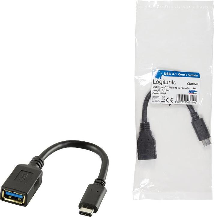 Actual product image LogiLink CU0098 (0.15 m, USB 3.1, 36 W)