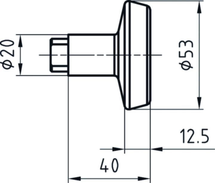Actual product image Glutz Door knobs 5837 (Door knob)