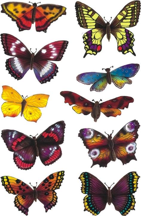 Actual product image HERMA Stickers butterflies