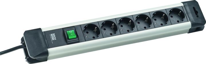Produktbild Bachmann Steckdosenleiste CONNECTUS, 6-fach (6x, CEE 7/3, 2 m)