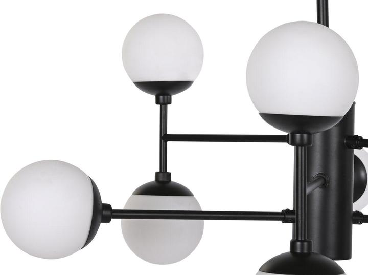 Immagine prodotto DKD Home Decor Lampada da soffitto Crystal Black (76,2 x 76,2 x 40,64 cm)