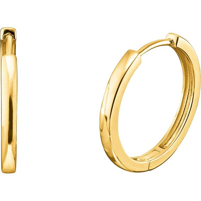 Thumbnail - Engelsrufer, Ohrringe, Creolen Lisa Gold, (925er Silber)