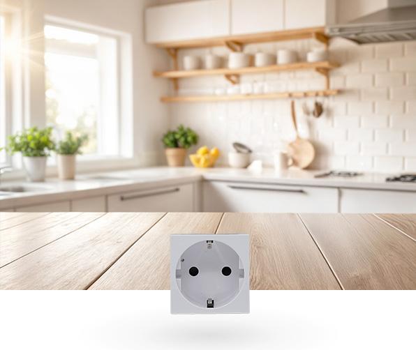 Productafbeelding Shelly Socket for Wall Display Stand White