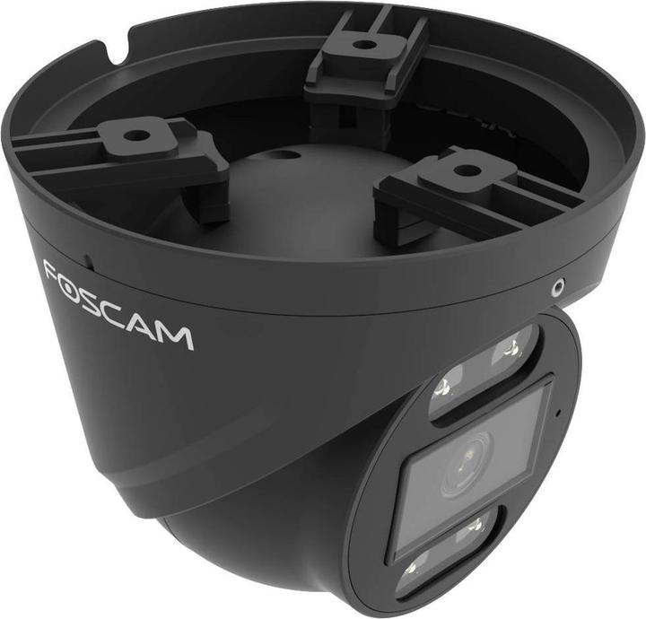 Actual product image Foscam T8EP Surveillance Camera Black 8MP (3840x2160), PoE, Integrated Spotlight and Siren (3840 x 2160 pixels)
