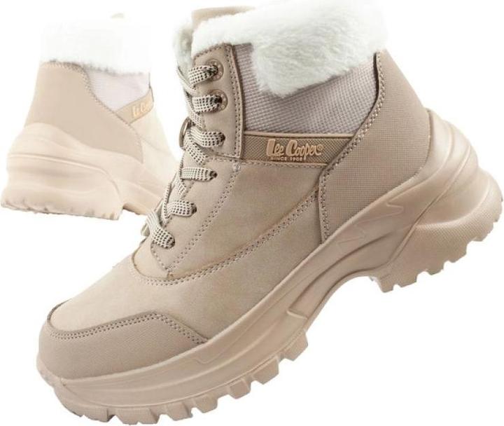 Image du produit Lee Cooper Damen-Winter-Trekkingschuhe, beige (36)