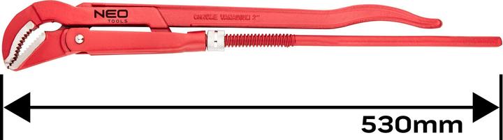 Immagine prodotto Neo Chiave per tubi tipo 45, 2.0, 530 mm (530 mm)