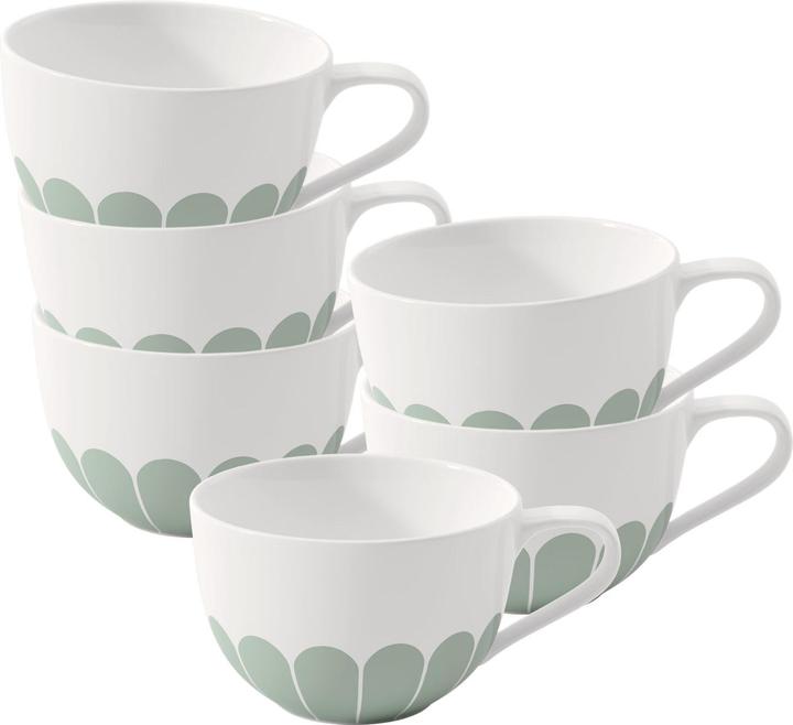 Villeroy & Boch Fleur Couleur Cappuccinotassen (300 ml, 6x)