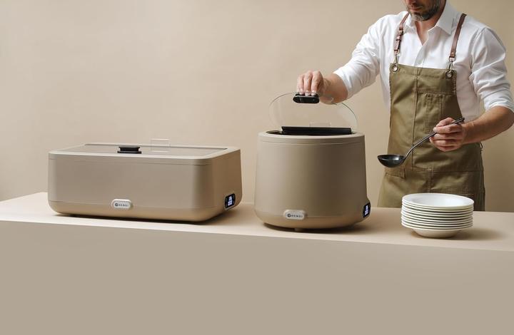 Actual product image Hendi Chafing dish UNIQ,, beige, 220-240V/700W, 607x402x(H)245mm