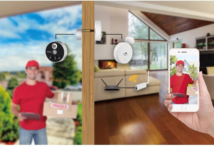 Image du produit edimax IC-6220DC Caméra de porte WLAN (640 x 480 pixels)