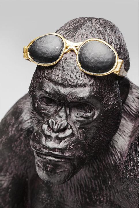 Actual product image Kare Design Decorative figure Monkey Beach 20 cm (26 x 20 x 25 cm)