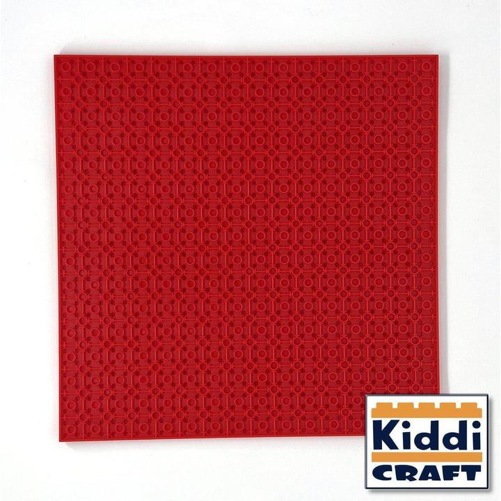 Produktbild Kiddicraft Stackable Baseplate 32 x 32 Noppen (25,5 x 25,5cm) Dunkelgrau