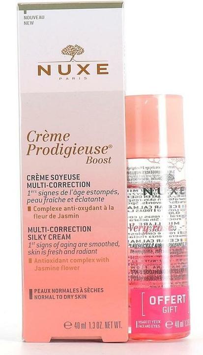 Image du produit Nuxe crème prodigieuse boost 40ml + agua micelar 40ml