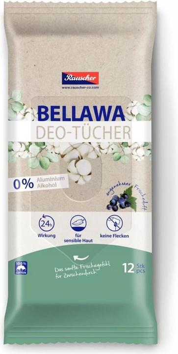 Actual product image Bellawa Deodorant wipes (Sheets, 192.50 ml)
