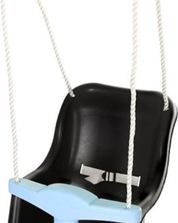 Actual product image Hörby Bruk Babygynge Høj Eksklusiv Sort/lyseblå