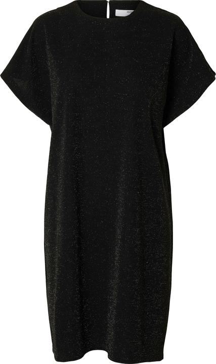 Image du produit Selected Glitzerndes Metallic Midikleid (S)