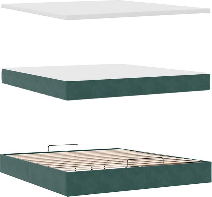 Produktbild vidaXL Ottoman-Bett (160 x 200 cm)