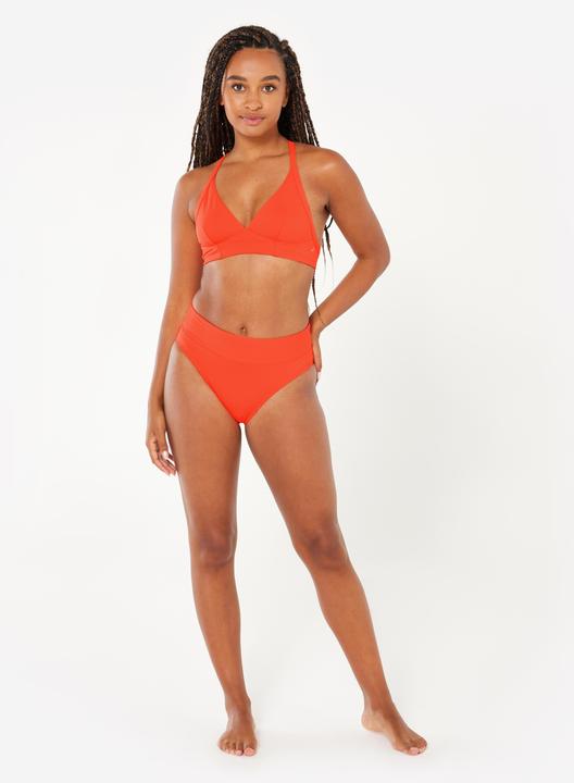 Image du produit Olaian Haut de maillot brassière texturé surf Femme - Bea orange fluo (75 C)