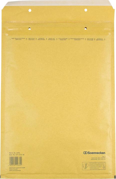 Produktbild Soennecken Luftpolstertasche 7 G 4 braun 230x335mm 100 St./Pack. (100 x)