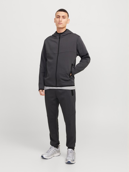Produktbild Jack & Jones Einfarbig Kapuzenpullover mit Reissverschluss Kapuzenjacke (XL)