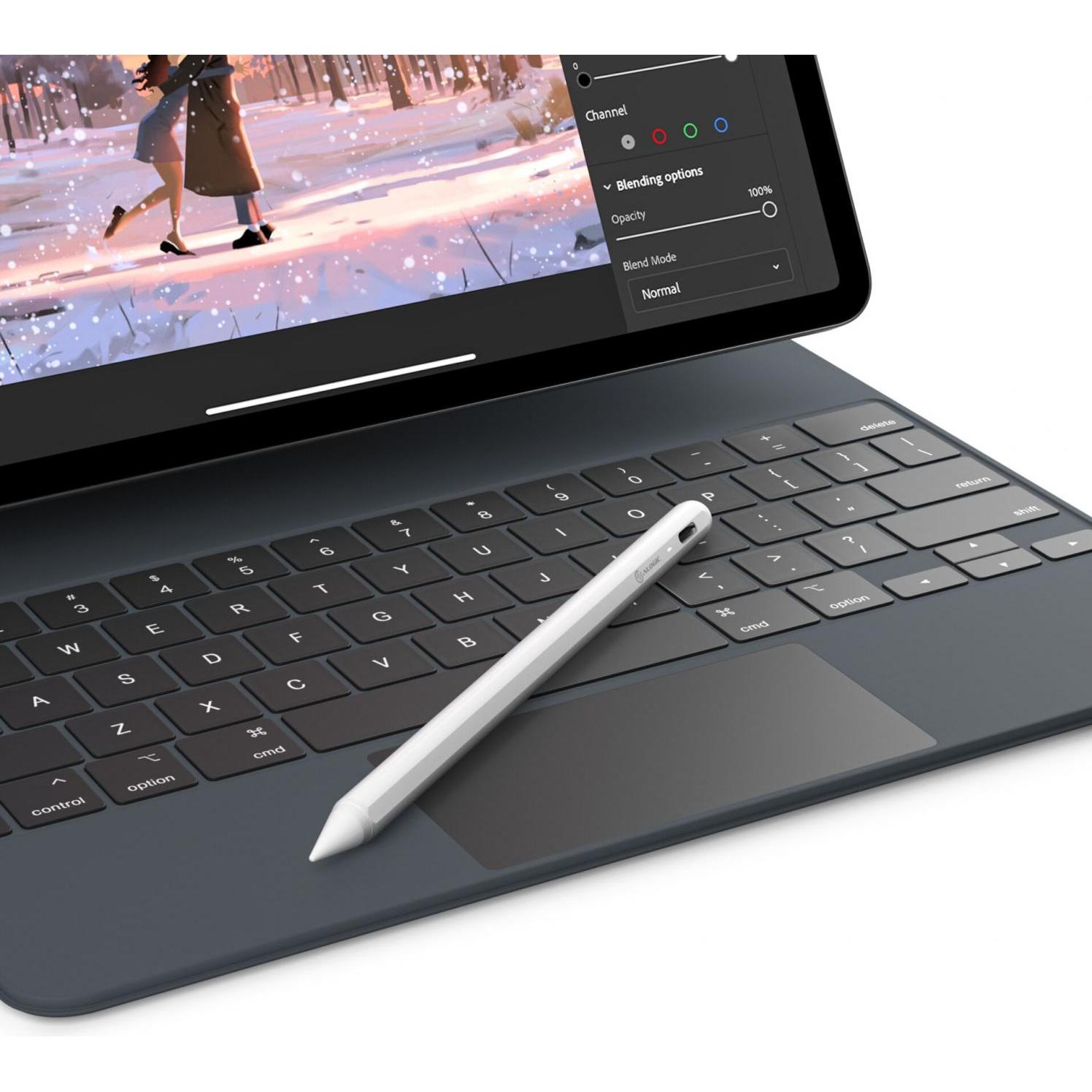 Thumbnail - Alogic iPad Eingabestift mit kabelloser Aufladung, Stylus, Weiss