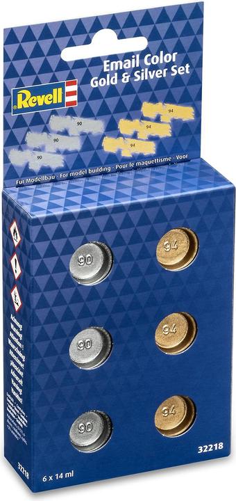 Produktbild Revell Email Color - Gold & Silver Set (6x 14ml)