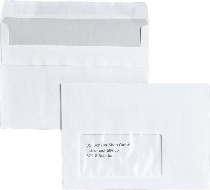 Produktbild Elepa Couvert mit Fenster rechts (162 x 114 mm, 25 x)