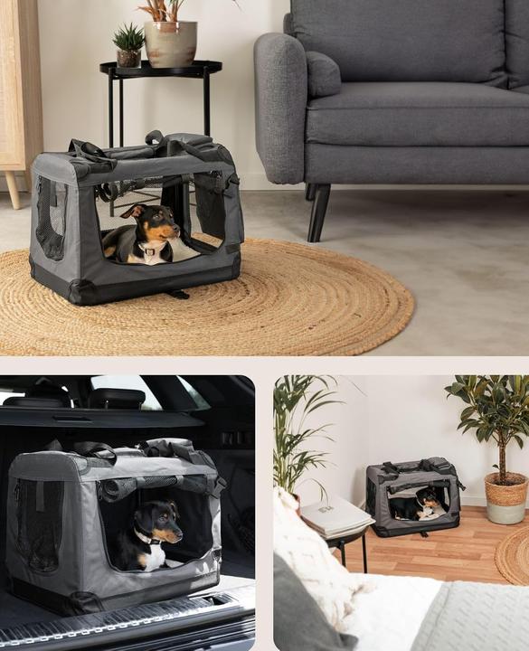 Actual product image Ionto Dog transport box (Dog, Foldable, Breathable, Washable)