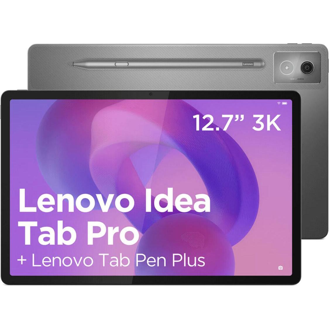 Lenovo Idea Tab Pro (nur WLAN, 12.70", 256 GB, Luna Grey), Tablet, Grau