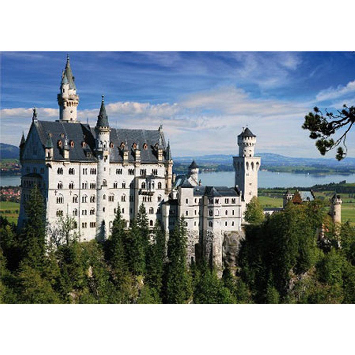 Thumbnail - D-Toys Puzzle 500 Deutschland, Schloss Neuschwanstein (500 Teile)
