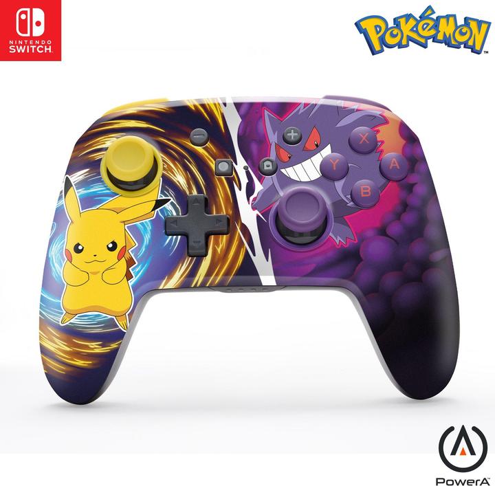 Produktbild PowerA Enhanced trdls controller til Nintendo Switch - Pikachu vs. Gengar (Switch)
