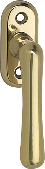 Grundmann Fenstergriff ELEGANT 504H - sichtbar geschraubt, 7x35, Messing poliert