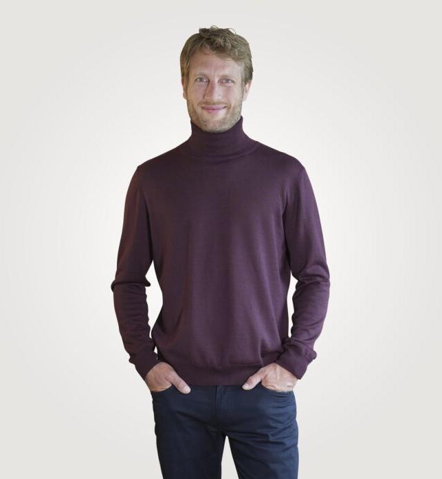 Produktbild Enrico Rosselli Rollkragenpullover mit Merinowolle (M)