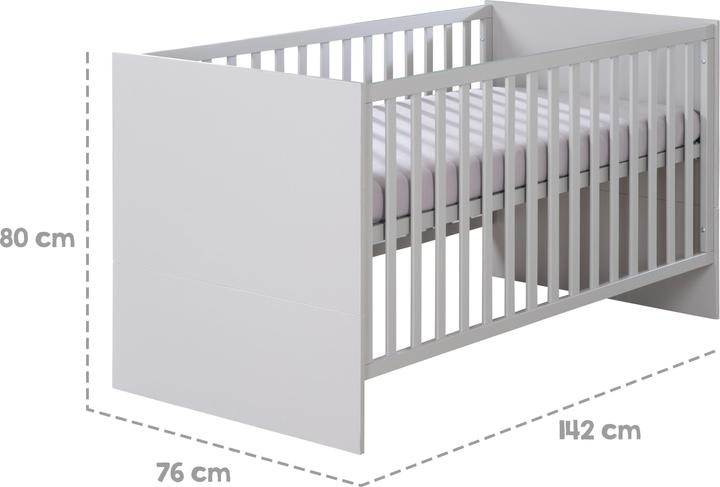 Produktbild Roba Kombi-Kinderbett, 70x140 cm Lea (70 x 140 cm)