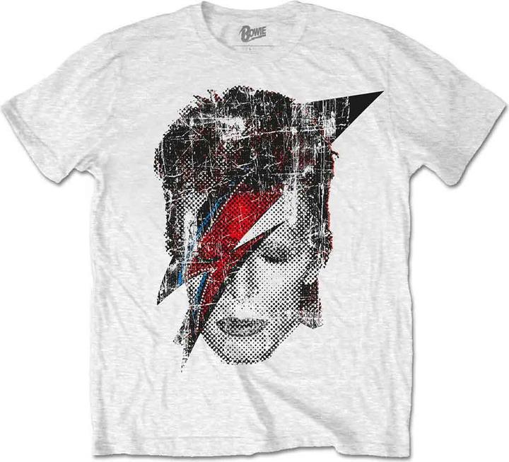Actual product image David Bowie Halftone Flash Face (M)
