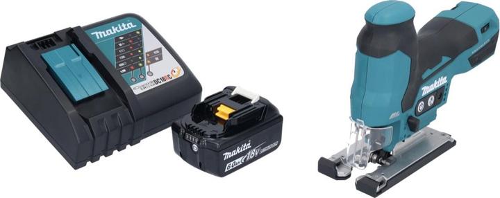 Produktbild Makita DJV 185 RG1 Akku PendelhubstichsÃ¤ge 18 V Brushless + 1x Akku 6,0 Ah + LadegerÃ¤t