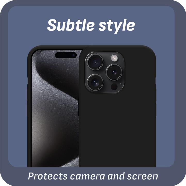 Produktbild Cazy Silikon Hülle Kompatibel mit iPhone 15 Pro - Soft TPU Schutz - (Apple iPhone 15 Pro)