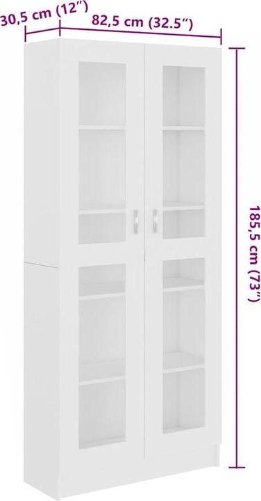 Actual product image VidaXL Gizela (82.5 x 30.5 x 185.5 cm)