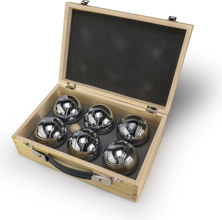 Immagine prodotto Selecta Spielzeug Set di bocce di lusso nella scatola di legno (6 x)