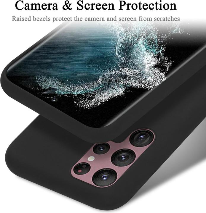Produktbild Cadorabo TPU Liquid Silicone Case Hülle (Samsung Galaxy S22 Ultra)
