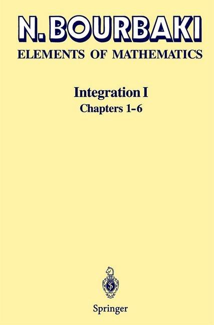 Produktbild Integration I (Englisch, Nicolas Bourbaki, 2012)
