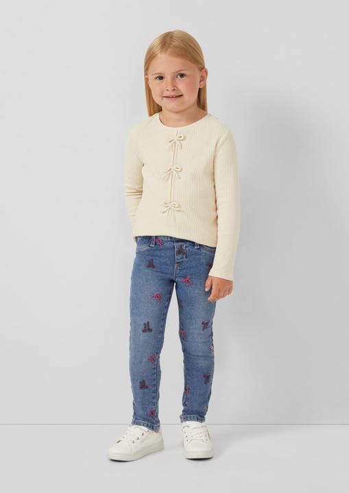 Produktbild S.Oliver Jeans-Hose Jeans Treggings / Skinny Fit / Mid Rise / Skinny Leg / mit Stickerei (98)