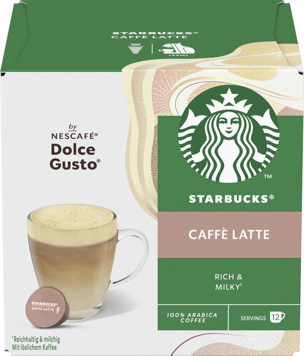 Actual product image Starbucks Caffè Latte (12 x Port.)
