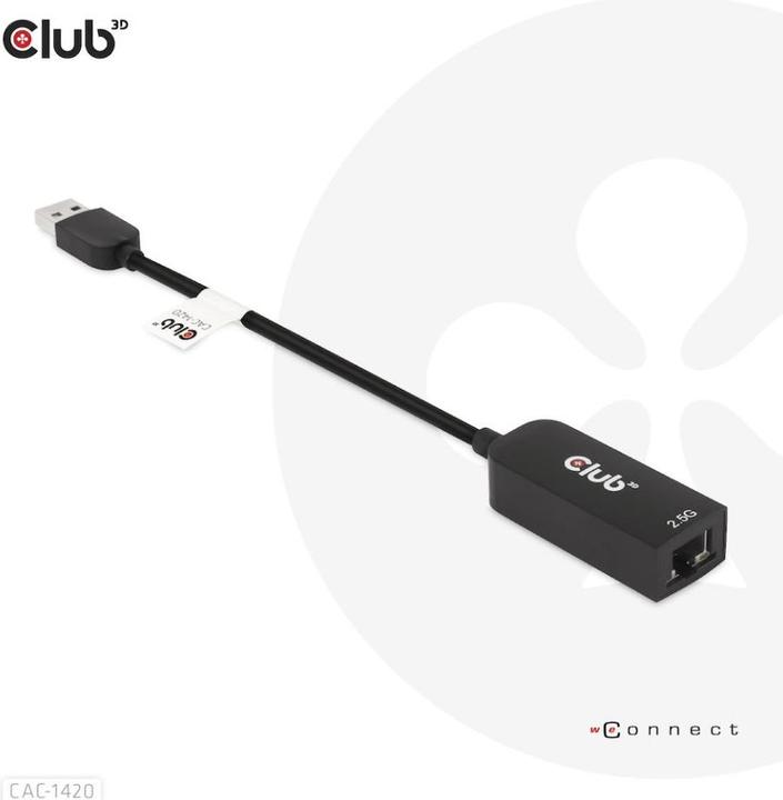 Immagine prodotto Club 3D USB 3.2 Gen1 Tipo A su RJ45 (USB, RJ45 (1x))
