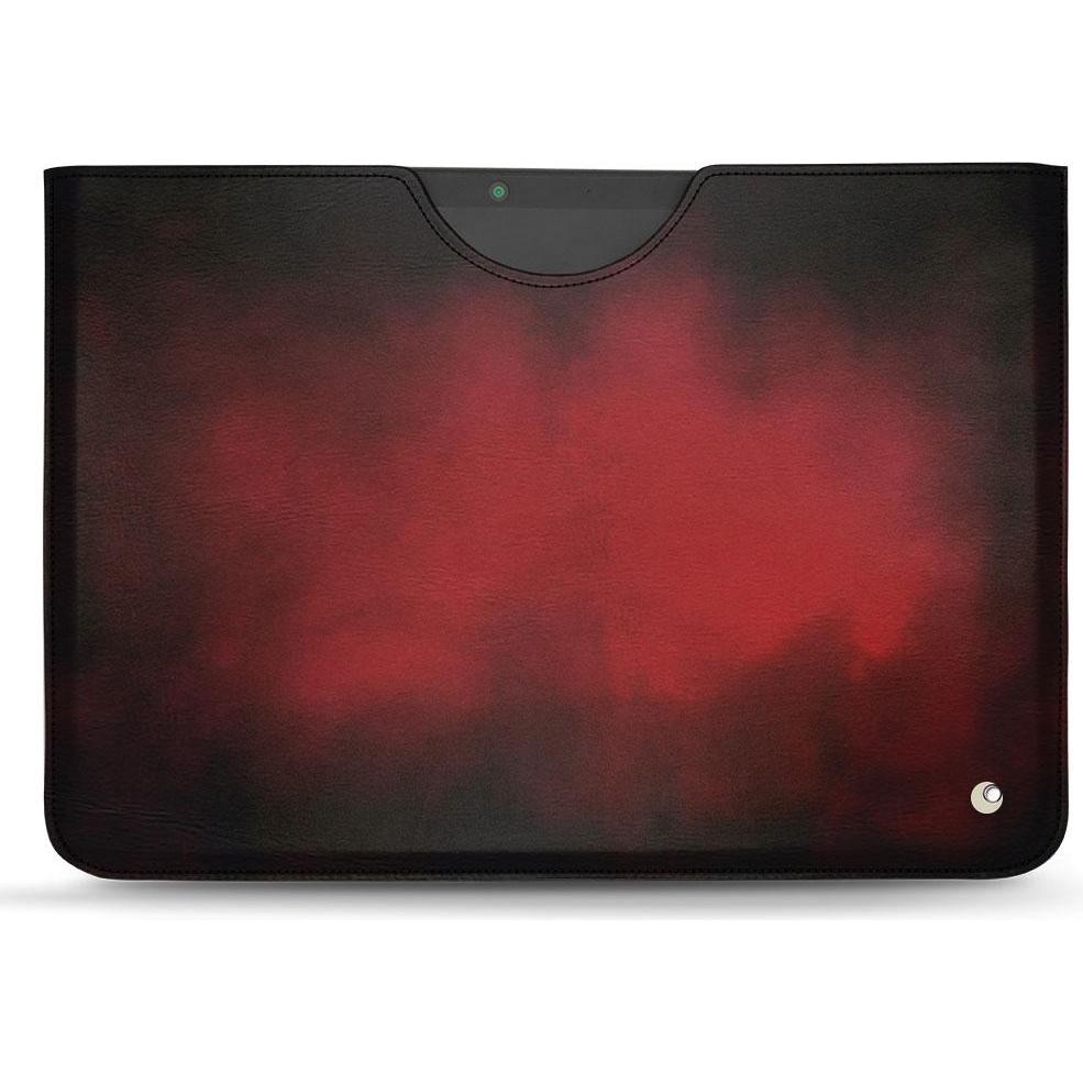 Noreve Lederschutzhülle (Microsoft Surface Pro X), Tablet Hülle, Rot