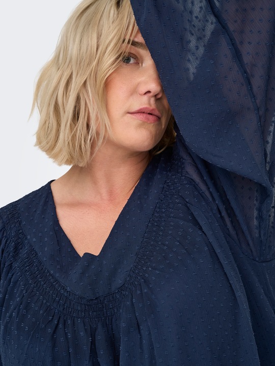 Image du produit Only Coupe normale Col en V Poignets élastiques Robe midi (50)