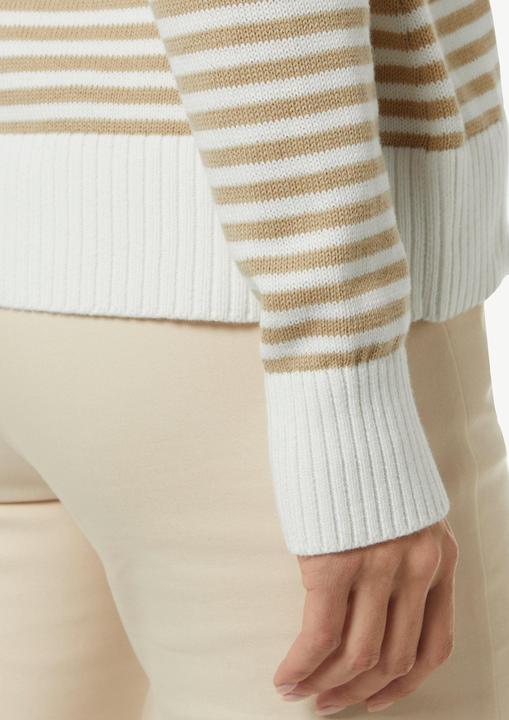 Produktbild Comma Strickpullover Baumwollpullover mit Streifen (34)
