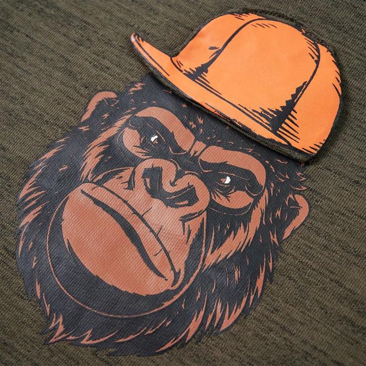 Immagine prodotto vidaXL Felpa da bambino cachi scuro melange 128,Materiale: 80 (128)